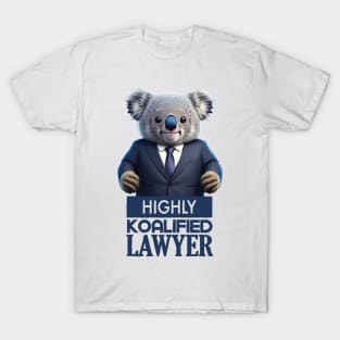 Just a Highly Koalified Lawyer Koala 2 T-Shirt